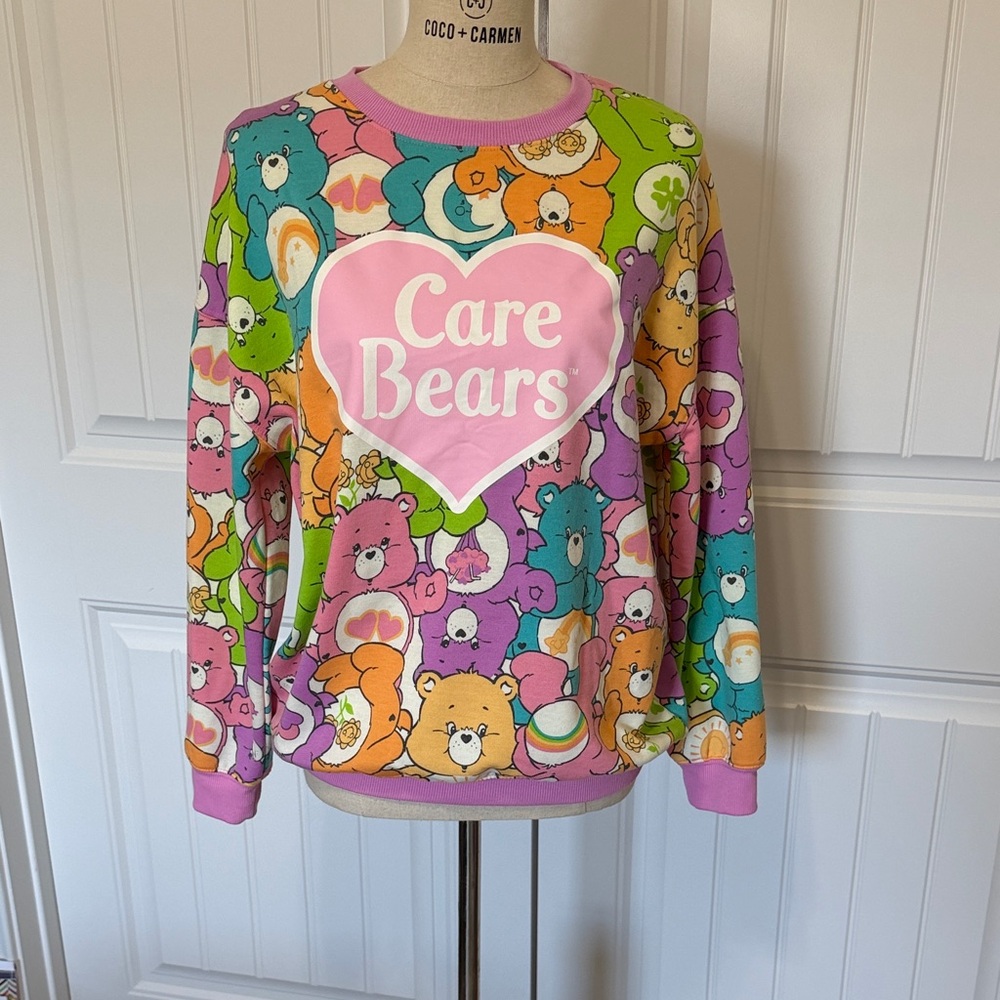 Hybrid Apparel Colorful Care Bears Sweatshirt